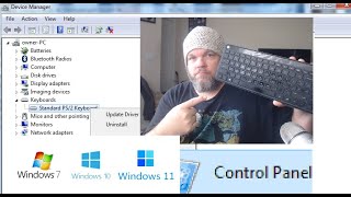 How to Open Device Manager & Control Panel Without Keyboard Windows 11 10 7 8 (No Typing Mouse Only)