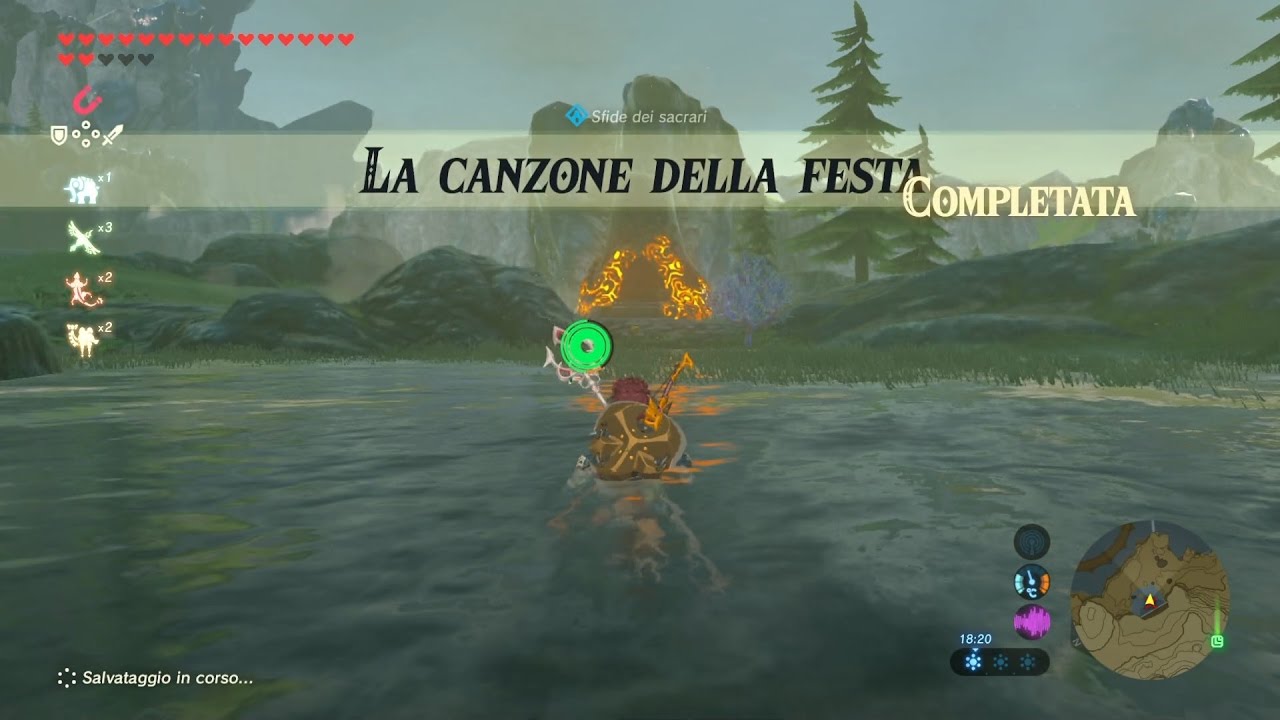 Zelda | Soluzione completa missione | La Canzone della Festa | Sacrario di Da Kikii