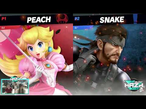 Delfino Maza 2023 Wave D Pools - Ed (Peach) Vs. Snake (Sr.Jorjo) - SSBU Tournament