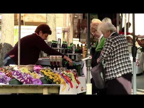 Bauernmarkt Kaiser Josef Platz Graz