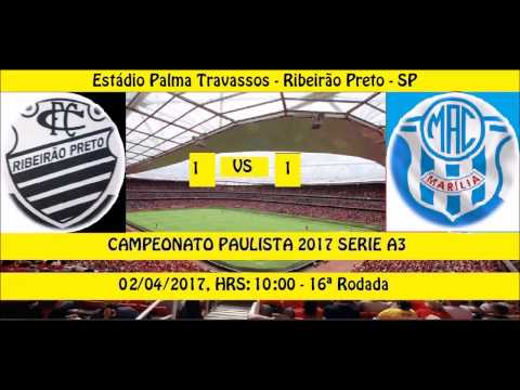 CAMPEONATO PAULISTA 2017 SERIE A3 COMERCIAL 1 X 1 MARÍLIA