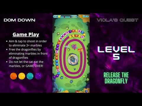Viola's Quest 🟣🟠🔴 / Level 5 / Dom Down
