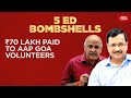 AAP Used Delhi Liquor Scam Money To Fund Goa Polls Campaign, Says Enforcement Directorate