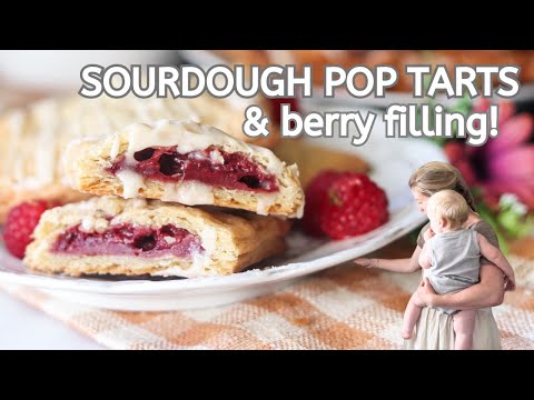 Sourdough POP TARTS with berry filling! A favorite healthy breakfast treat