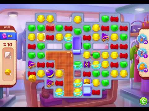 HomeScapes Level 8071 no boosters (18 moves)