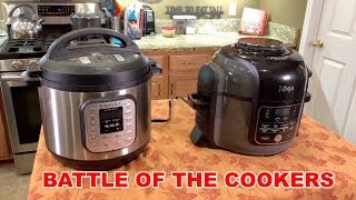 BATTLE OF THE COOKERS - Instant Pot vs Ninja Foodi