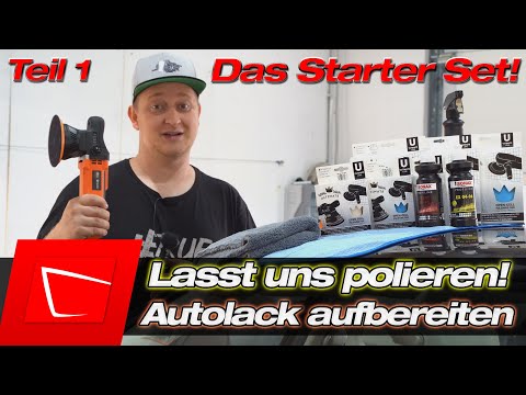 Autolack polieren - Wir arbeiten mit dem Einsteiger Poliertset - Tipps zum Set und Polieranleitung