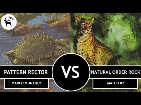 Pattern Rector vs Natural Order Rock - Premodern Monthly Open March 2021 Match #2
