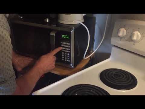 Hamilton Beach Microwave Clock Set