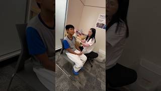 Kuya getting shots of vaccinations #doubledkicks #tdap #vaccine #vaccination #cvs
