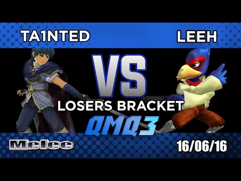QMQ3 - Singles - Losers Bracket - Leeh (Falco) VS Ta1nted (Marth)