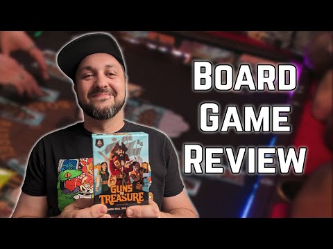 Fire cannons! Steal their booty! Be the best pirate in Guns or Treasure (Board Game Review)