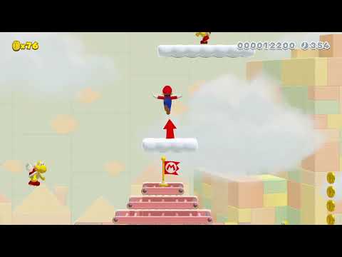 World B-3: Springjump Skyscrαper by MushToad 🍄 Super Mario Maker 2 ✹Switch✹ #bbu