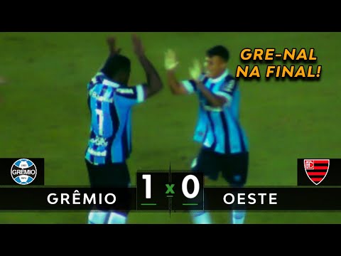 FINAL COM GRE-NAL | Grêmio 1 x 0 Oeste - Melhores Momentos (HD) - Copa São Paulo 2020