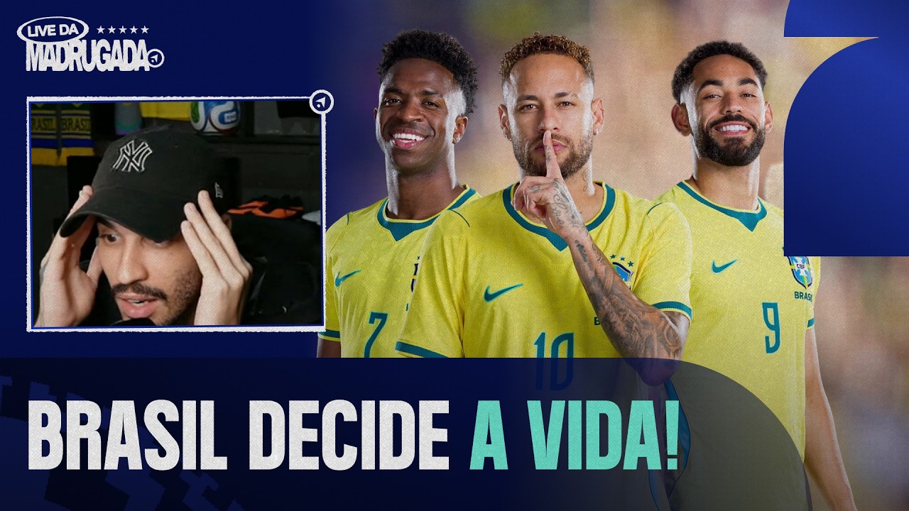 VAI COMEÇAR A ÚLTIMA RODADA! BRASIL ENTRA EM CAMPO HOJE! | LIVE DA MADRUGADA