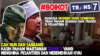 Download lagu #BoycottTrans7 Goes Viral! Cak Nun & Sabrang Educate Trans7 Journalists Who Insulted Islamic Boar... mp3