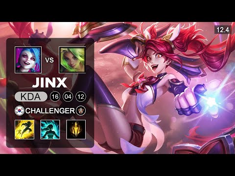 Gen G Ruler Jinx ADC vs Zeri - KR Challenger - Season 12 Patch 12.4
