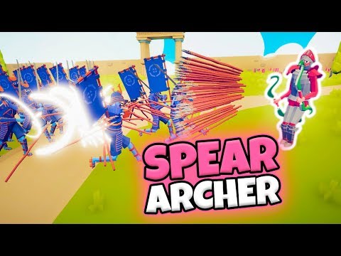 CRAZY SPEAR ARCHER VS EVERY FACTION | TABS MODDED GAMEPLAY