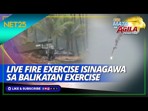 Ibinida ang iba't ibang firepower assets ng AFP at U.S. sa balikatan exercise sa Palawan