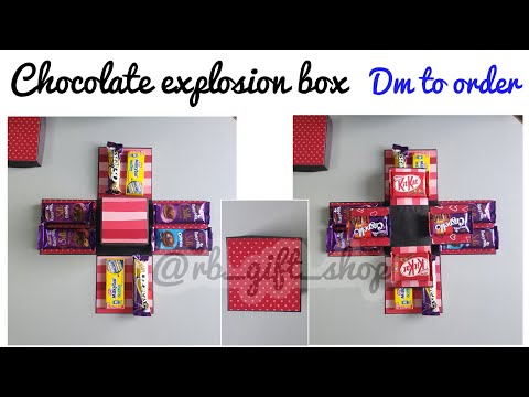 Chocolate explosion box #ordercompleted | RB Gift Shop #7