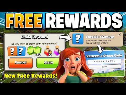FREE Gems & Rewards Redeem Code by Supercell for Everyone to Claim in Clash of Clans!