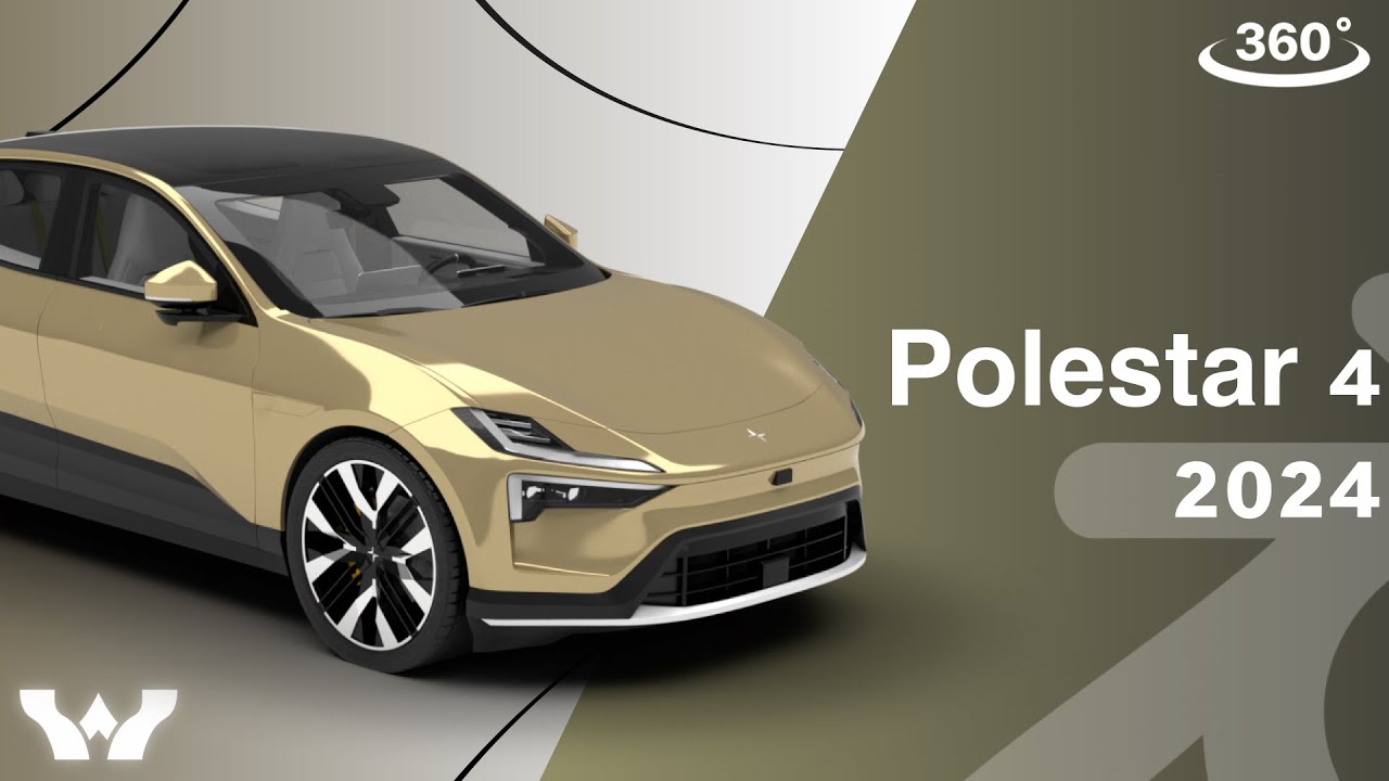 Polestar 4 2024 QG Modelo 3D