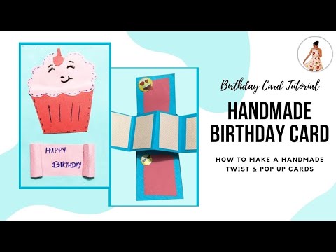 DIY: Twist & Pop Up card | handmade card | birthday card | valentine day card | Quick Art Video