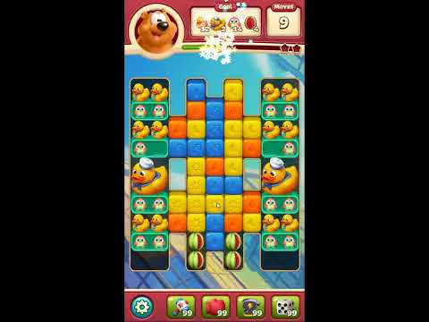 Toon Blast Level 7610 - NO BOOSTERS 🐻🐺🐱 | SKILLGAMING ✔️