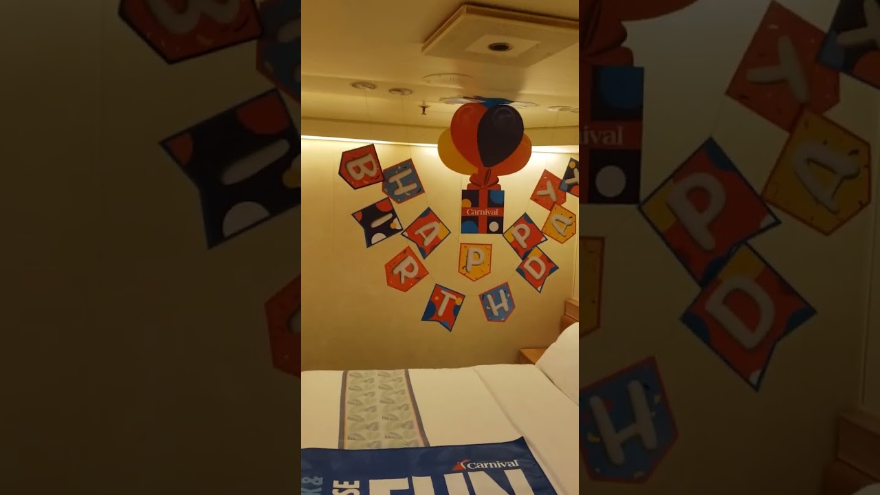 Carnival Sunshine - Cabin 6256 - Video 1