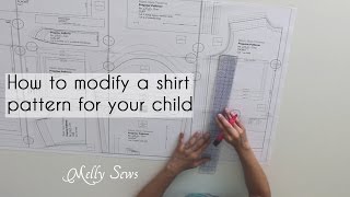 How to Fit a Shirt Pattern for Kids
