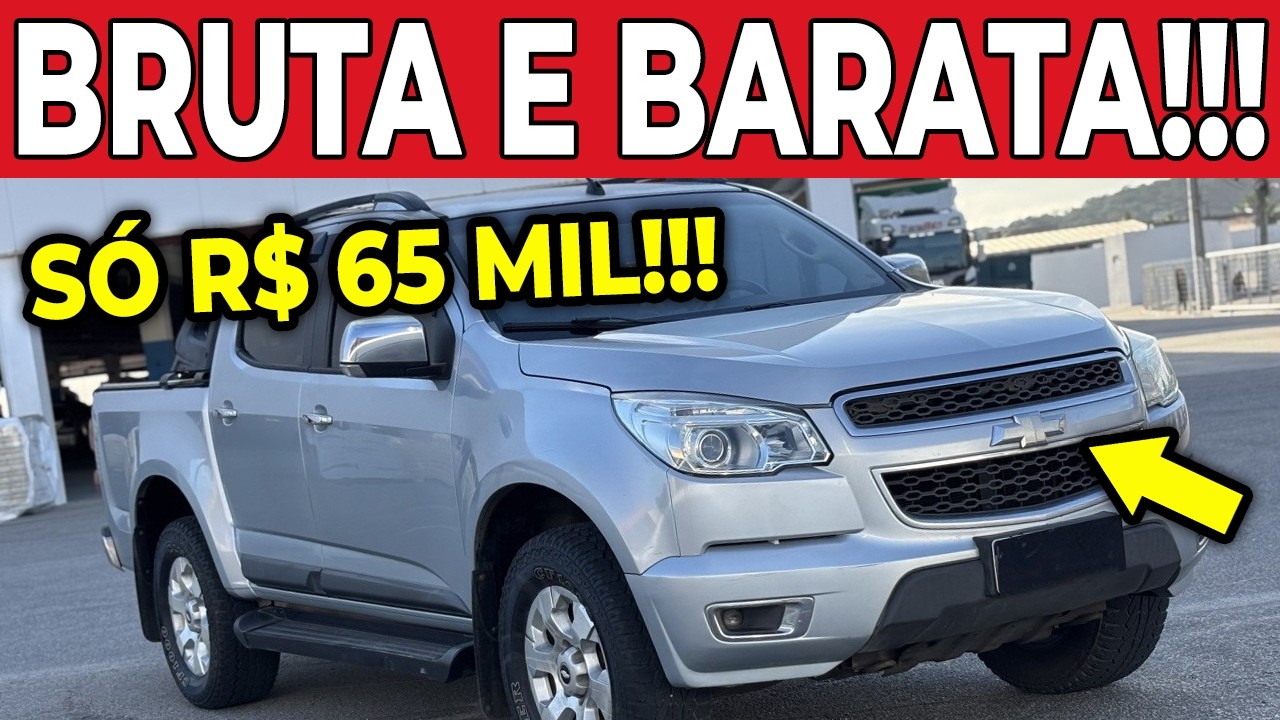 🚨 5 PICAPES MÉDIAS QUE DERRETERAM NA FIPE E VIRARAM AS MAIORES PECHINCHAS!