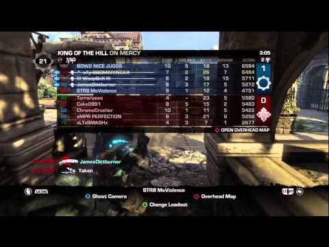 Gears of War 3: KOTH Multiplayer Carnage on Mercy