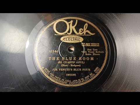 "The Blue Room" FoxTrot by Joe Venuti's Blue Four 1928 (Pre War Hot Jazz)