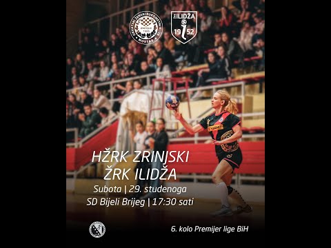 HŽRK Zrinjski - ŽRK Ilidža | 6. kolo PLŽ RS BiH | 28.11.2025.