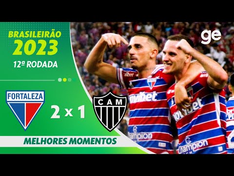 Gols e lances de Fortaleza x Atlético Mineiro