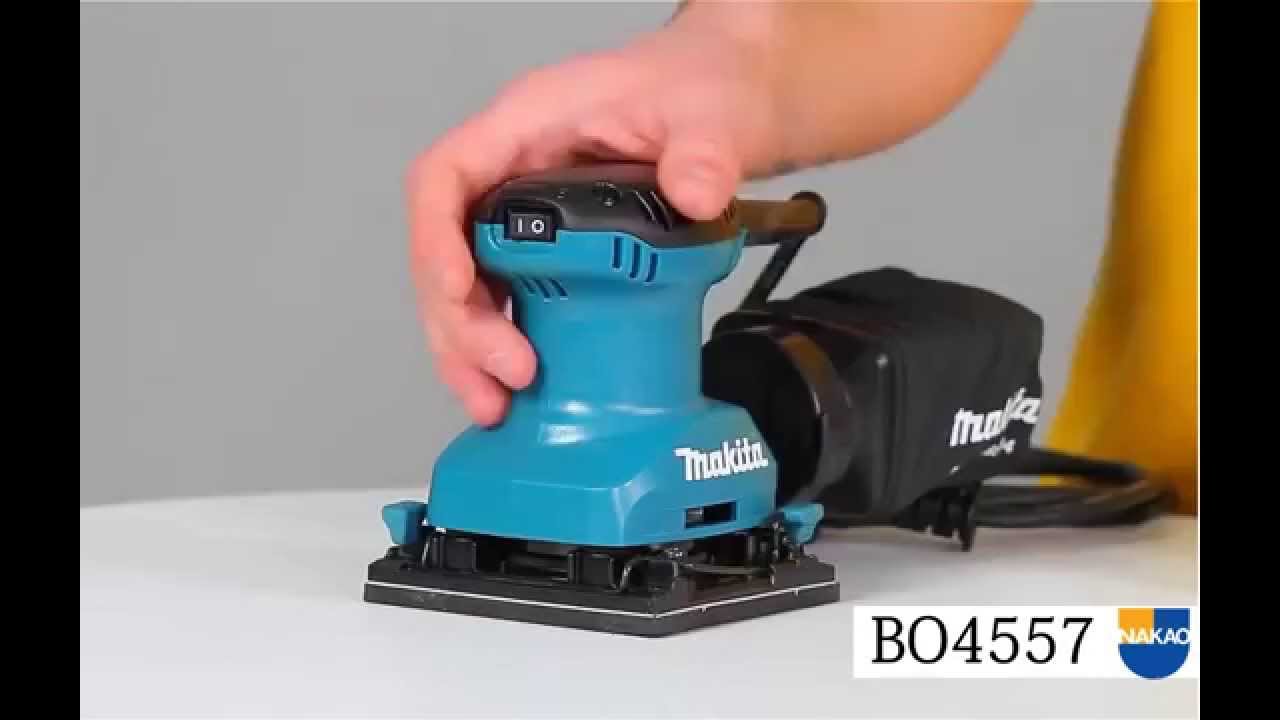 Шлифмашина плоская Makita BO4557  180Вт 14000об/мин 112x102мм липучка/зажимы