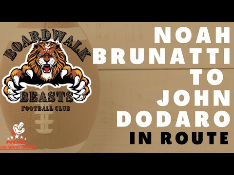 Noah Brunatti to John Dodaro  In Route Boardwalk Beasts 7v7 Club
