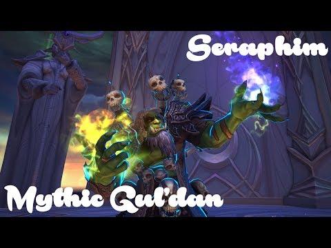 Mythic Guldan (11:40) Protection Paladin and Fury Warrior PoVs - Seraphim US Skullcrusher