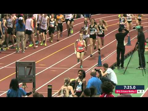 Girls Distance Medley Section 2 - New Balance Nationals Indoor 2014