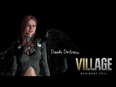 Super Hot Daniela Dimitrescu Human Model Animation And Expression in Resident Village Mod