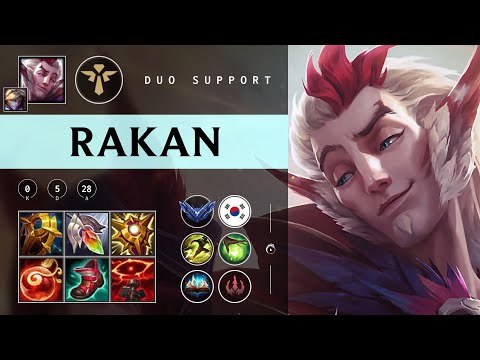 Rakan Support vs Leona - KR Diamond Patch 25.24