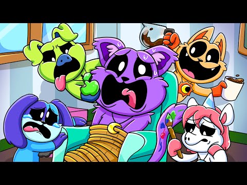 How CATNAP Meets The FROWNING CRITTERS?! Poppy Playtime Chapter 3 Animation