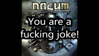 Nasum - Dis Sucks! (lyrics)