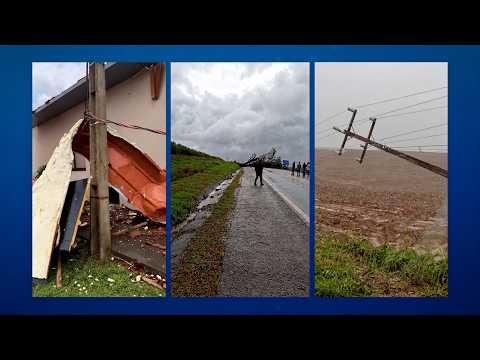 Simepar não vê indícios de tornado após temporal em Cornélio Procópio no Norte do Paraná