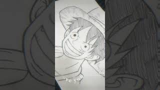 【ワンピース】ルフィー描いてみた。