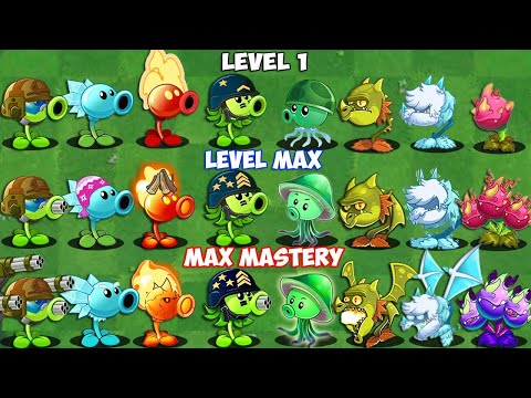 All Plants NEW & OLD Level 1 vs Max vs M200 Battlez - Who Will Win? - Pvz 2 Plant vs Plant