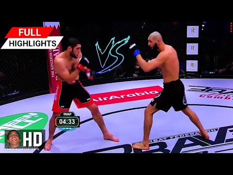 Ikram Aliskerov VS. Khamzat Chimaev VS.  (Full Highlights) [HD] | BRAVE CF23 | Inicios de Chimaev