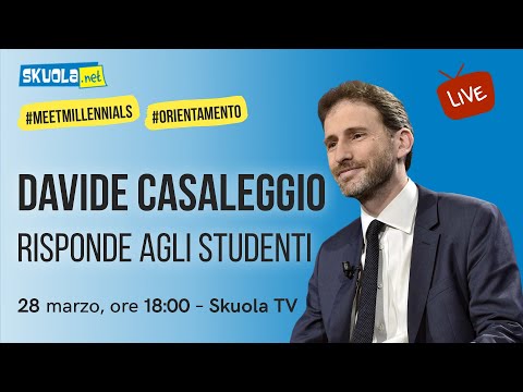 #MeetMillennials: Davide Casaleggio risponde alle vostre domande