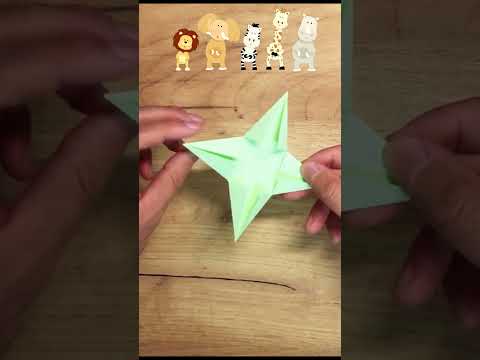 Ловушка для пальцев | Оригами игрушка из бумаги | Капкан #shorts