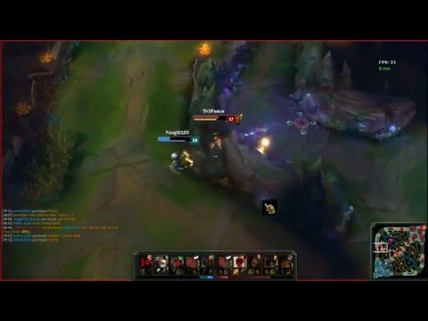 League of Legend One of the Best Blind  Q of Lee Sin By Th3Peace